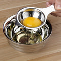 Durable Stainless Steel Egg Yolk Separator - Food Safe, Easy-to-Clean for Cooking and Baking Essential Kitchen Tool Suitable for Home & Restaurant Use, Cooking Accessory, Egg Separation Tool, Restaurant Kitchen Utensil, Food Safe Separator