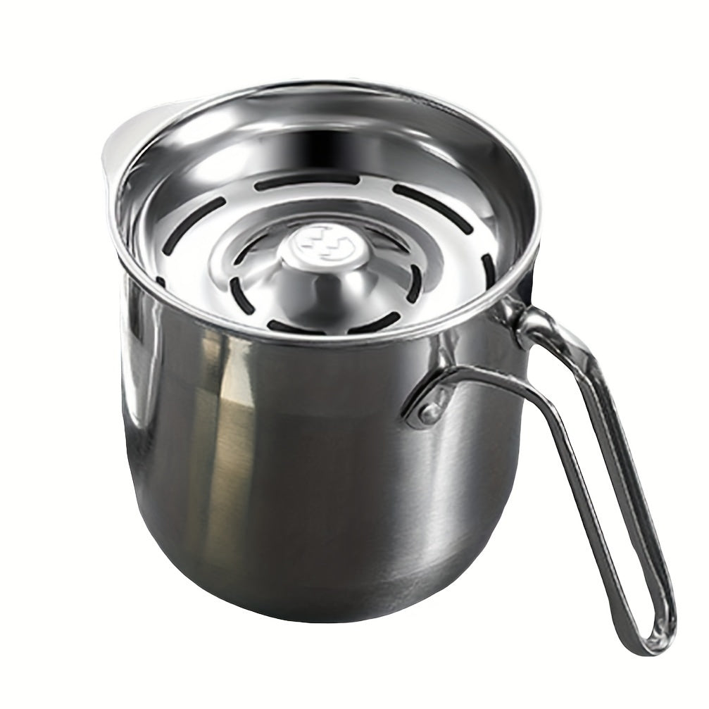 1 Set Premium 304 Stainless Steel Egg Separator - Quickly Easily Separates Egg Whites And Yolks - Kitchen Essential for Healthy Cooking And Baking