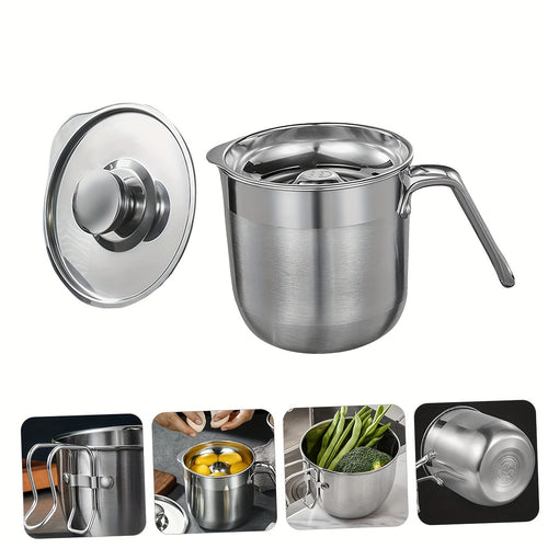 1 Set Premium 304 Stainless Steel Egg Separator - Quickly Easily Separates Egg Whites And Yolks - Kitchen Essential for Healthy Cooking And Baking